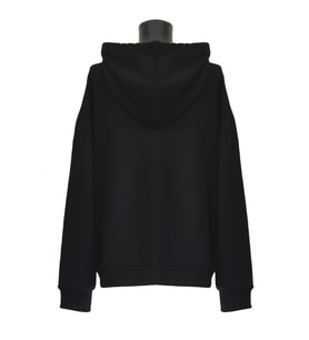 Kapüşonlu Kadın Sweatshirt - Siyah