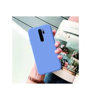 Xiaomi Redmi Note 8 Pro Kılıf Kamera Korumalı Silikon Rubber Arka Kapak (Lila)