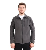 Erkek Polar Ceket - Gri - Reglan Kol - Zenobya