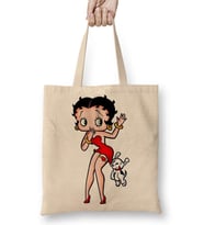 Betty Boop Bez Çanta Uzun Saplı