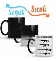 Cs Go Counter Strike Choose Your Weapon Sihirli Kupa Bardak Porselen