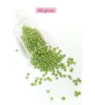 Dökme Cam Kum Boncuk (8/0) 3 mm - 60 Gram - Çimen Yeşili - BNC193