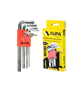 Kupa Allen Anahtar Takımı 180 MM (Gümüş)