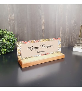 Hediyekralı Kişiye Özel Modern Tasarımlı Masa İsimliği