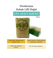 Fitoderman Kabak Lifli Sivilce, Leke ve Akne Karşıtı Çay Ağacı Sabunu