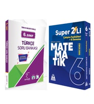 Karekök Yayınları 6. Sınıf Türkçe ve Örnek Akademi Süper İkili Matematik Seti 2 Kitap