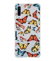 PrintiFy Samsung Galaxy A30S Uyumlu Water Color 2 Baskılı Şeffaf Köşe Korumalı Antişok Kılıf