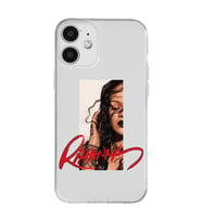 Iphone 12 Uyumlu Rihanna Tasarımlı Şeffaf Telefon Kılıfı