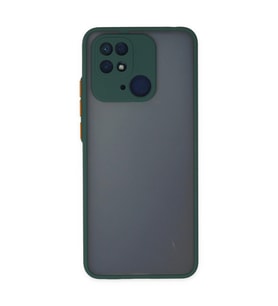 Xiaomi Redmi 10c Kılıf Montreal Silikon Kapak - Yeşil