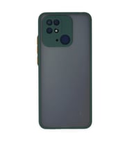 Xiaomi Redmi 10c Kılıf Montreal Silikon Kapak - Yeşil