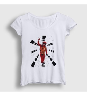 Presmono Kadın Beyaz Astronot Film 2001 A Space Odyssey T-Shirt 241473tt