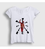 Presmono Kadın Beyaz Astronot Film 2001 A Space Odyssey T-Shirt 241473tt