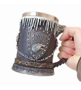 Game Of Thrones Stark Kupa  3d Oyma Paslanmaz Çelik Kupa