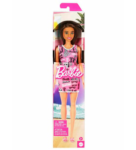 Barbie Şık Pembe Barbie Elbiseli