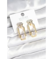 Pirinç Gold Renk Vintage Kadın Küpe - TJ-BKP11239