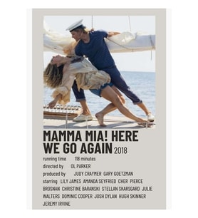 Mamma Mia Film Tablo Ahşap Poster Dekoratif