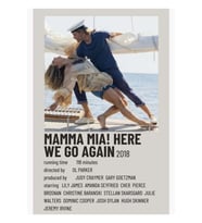 Mamma Mia Film Tablo Ahşap Poster Dekoratif