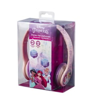 Kablolu Kulaklık Disney Prensesler Çocuk Kulaklığı Lisanslı DY-10902-PRV Jasmine Ariel Cinderella Sindirella Külkedisi Küçük Denizkızı (Pembe-Lila)