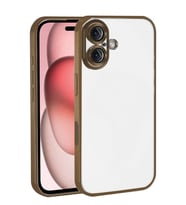 iPhone 17 Razer Lensli Silikon - Çöl Titanyum