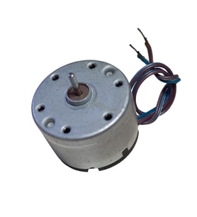 30cm Kablo Lehimli 6V DC Motor Hobi Oyuncak Elektrik Deney Motoru