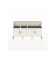 Arges Konsol 6 Raflı 4 Kapaklı 176x30x99 Aytaşı-Aytaşı/Antrasit
