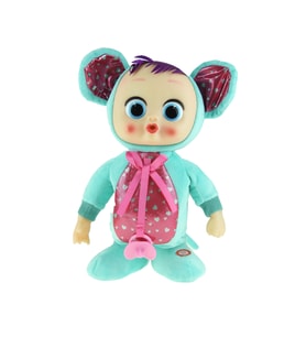 Oyuncak Bebek Sevimli Koca Göz Tavşan Bebek Sesli Hareketli 30 Cm