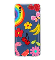 PrintiFy Samsung Galaxy A01 Core ile Uyumlu Water Color 5  Kamera Korumalı Şeffaf  Kılıf