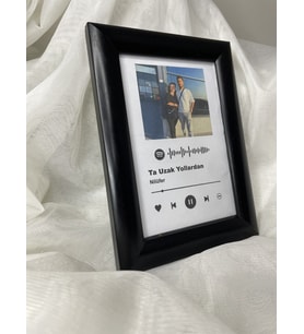 Spotify Resimli Masa Üstü Tablo - Sevdiklerinize Özel Hediye