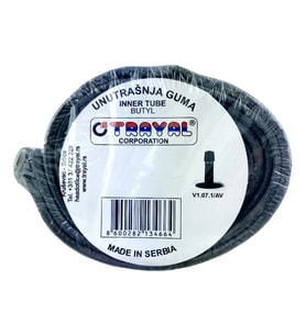 Trayal 27.5x1.50-2.125 AV-40 Kalın Sibop Bisiklet İç Lastiği LSI-130 (Siyah)