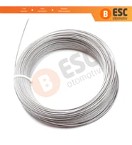 Araç Cam Kriko Tamiri için 7x7 Çelik Tel Halat Tamir Kablosu Çap: 1.7 mm Uzunluk: 100 metre