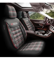 Otom Gti Sports Design Ekstra Destekli Oto Koltuk Kılıfı Füme-Universal-Universal-Tüm Yıllar