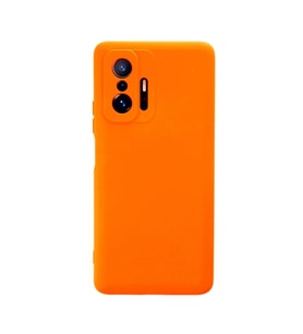 Xiaomi Mi 11t Pro Kılıf Nano İçi Kadife Silikon - Turuncu