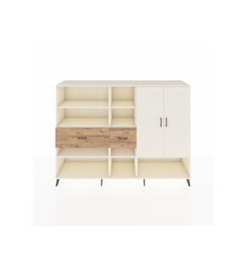 Hyperion Dolap 10 Raflı 2 Çekmeceli 2 Kapaklı 220x44x163 Aytaşı-Aytaşı/Çam