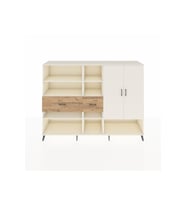 Hyperion Dolap 10 Raflı 2 Çekmeceli 2 Kapaklı 220x44x163 Aytaşı-Aytaşı/Çam