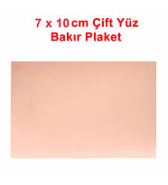 7x10cm Pcb Çift Yüz Bakır Plaket Baskı Elektronik Devre Prototip