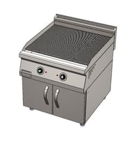 CSA Karacasan 900 Seri Dolaplı 80 cm Elektrikli Tam Kanallı Izgara(80x90x85Cm)