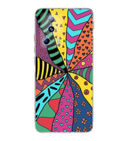 PrintiFy Xiaomi Mi 13 Lite ile Uyumlu Retro Color 4  Kamera Korumalı Şeffaf  Kılıf