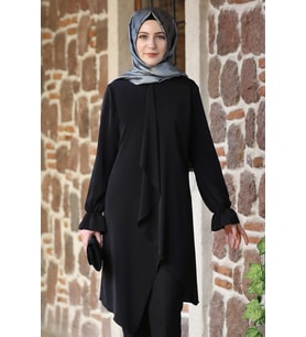 Arya Tesettür Tunik Lacivert