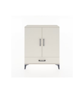 Arges Şifonyer 2 Raflı Tek Çekmeceli 2 Kapaklı 88x30x106 Aytaşı-Aytaşı