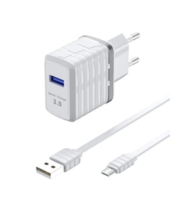 Uray store C32Q 3.0 Quick Micro USB Seyahat Şarj Cihazı