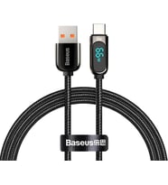 Şarj Kablosu USB to Type-C 66W, 1m, Siyah