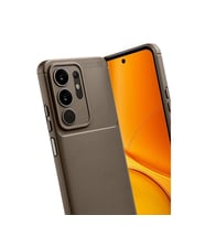Vivo Y29 4g Auto Fus Karbon Kapak - Kahverengi