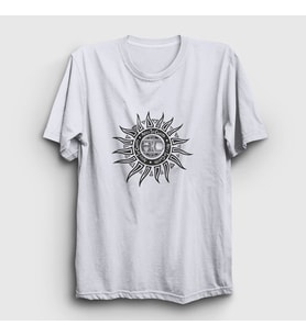Presmono Unisex Beyaz Sun Alice In Chains T-Shirt 7810tt (Beyaz)