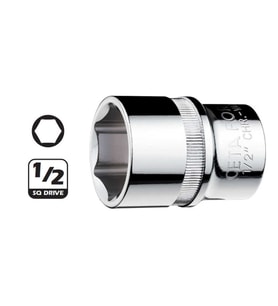 Ceta Form 1/2" 6 Köşe Lokma Anahtar 16mm-CETA C22-H16