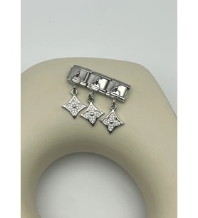 Çelik Silver Sallantılı Nomi Charm - 25crm99