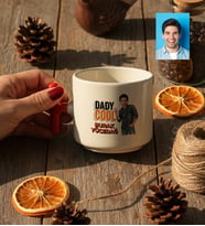Kişiye Özel Karikatürlü Babaya Hediye Daddy Cool T Kupa Babalar Günü Hediyesi