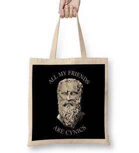 All My Friends Are Cynics Bez Çanta Uzun Saplı