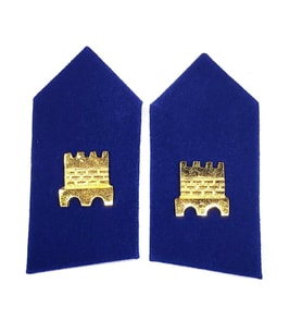 HARİCİ ASTSUBAY İSTİHKAM SPOLET - YAKA İŞARETİ