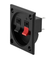 Ic-249A İkili Kare Hoparlör Terminali Soketi Yaylı Tip 2'Li 55X55Mm