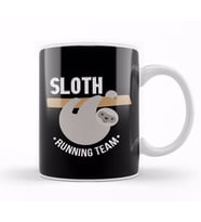 Adorable Sloth Running Team for Sloth Lovers Kupa Bardak Porselen